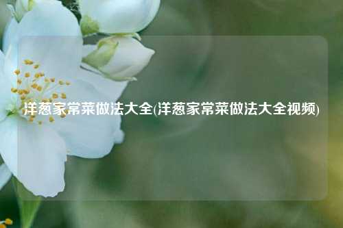 洋葱家常菜做法大全(洋葱家常菜做法大全视频)
